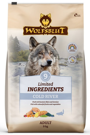 wolfsblut Dog Limited Ingredients Cold River pstrąg i bataty 9 kg - receptura z maks. 9 składników - Image 1