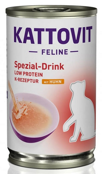 Kattovit Feline Drink Niere/Renal kurczak napój 135 ml – wspiera nawodnienie przy problemach nerkowych