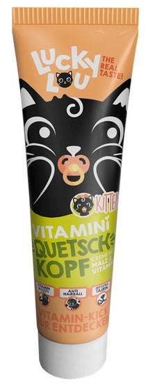 Lucky Lou Quetschkopfe Kitten witaminy - pasta odkłaczająca ze słodem 100 g - Image 1