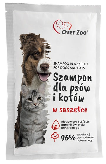 Over Zoo Szampon dla psów i kotów saszetka 20ml - Image 1