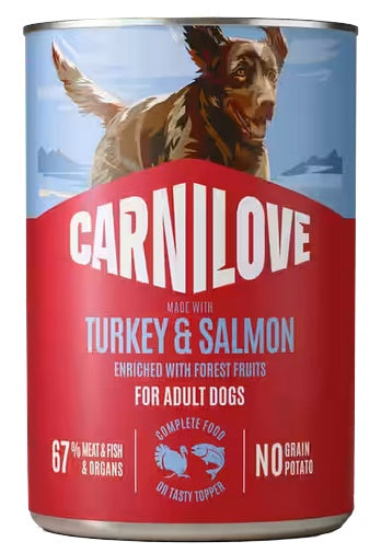 Carnilove Dog Salmon & Turkey Adult – łosoś i indyk puszka 400g