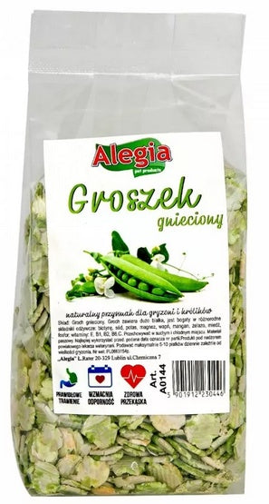 Groch gnieciony Alegia 130g - naturalna przekąska białkowa - Image 1