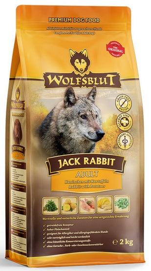 Wolfsblut Dog Jack Rabbit 2 kg - bezzbożowa karma z królikiem dla wrażliwych psów - Image 1