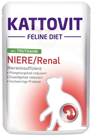 Kattovit Feline Diet Niere/Renal indyk saszetka 85g - Image 3