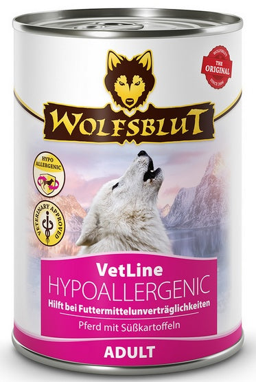 Wolfsblut Dog VetLine Hypoallergenic – monobiałkowa konina na dietę eliminacyjną