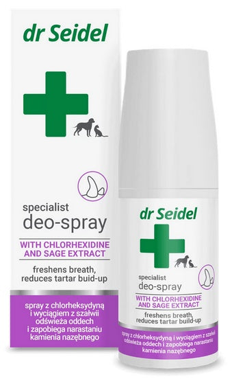 Dr Seidel Deo-Spray z chlorheksydyną – higiena jamy ustnej 50ml