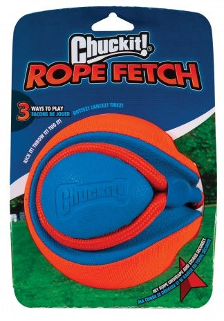 Chuckit! rope fetch - piłka z linką do trzech form zabawy - 14 cm - Image 1