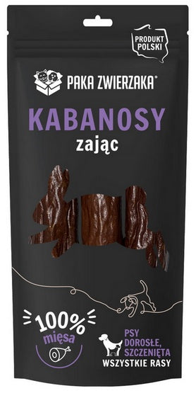 Paka Zwierzaka Kabanosy Zając 3szt 80g - Image 1