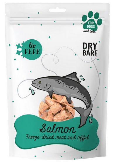 Paka Zwierzaka Lio PEPE Salmon (filet z łososia) 60g - liofilizowany filet human grade - Image 1