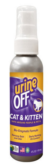 Urine Off Cat & Kitten Formula – do usuwania plam moczu 118ml