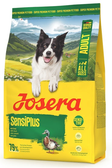 Josera sensiplus – lekkostrawna karma z kaczką dla psów wrażliwych 3 kg - Image 1
