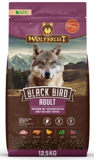 Wolfsblut black bird large - monobiałkowa karma z indykiem dla dużych ras - Image 1
