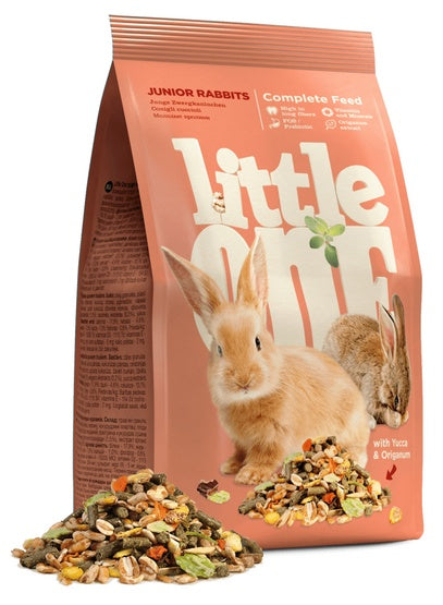 Little One pokarm dla królika junior 400 g – wsparcie wzrostu z oregano i FOS