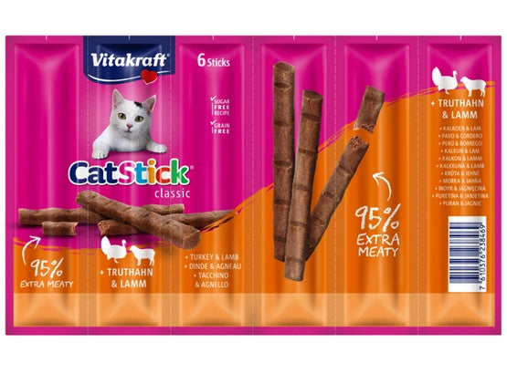 Vitakraft Cat Stick Classic indyk + jagnięcina 6szt [23846] - Image 1