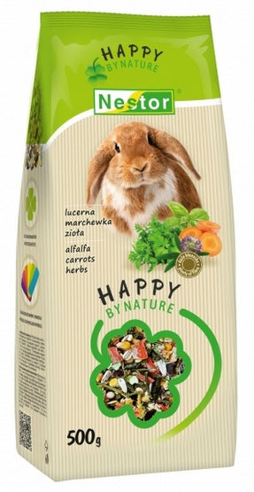 Nestor Pokarm Królik lucerna, marchewka, zioła 500g - Image 1
