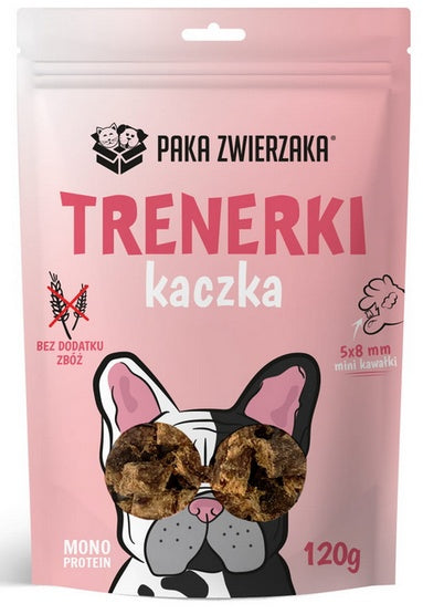 Paka Zwierzaka trenerki kaczka 120g - mini miękkie nagrody do treningu - Image 1