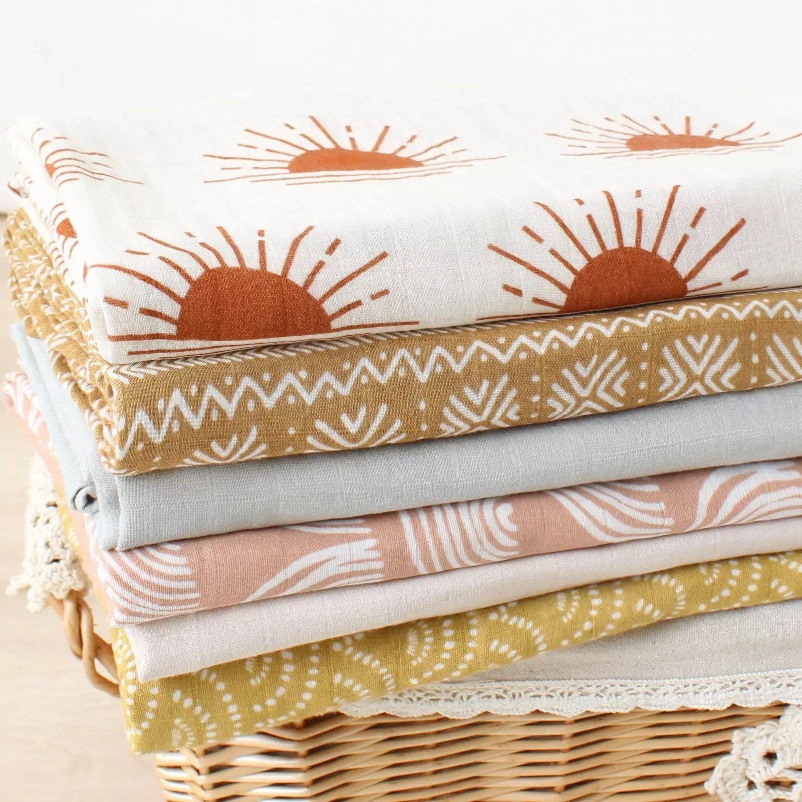 Salmon Summer Muslin Blanket - Image 1