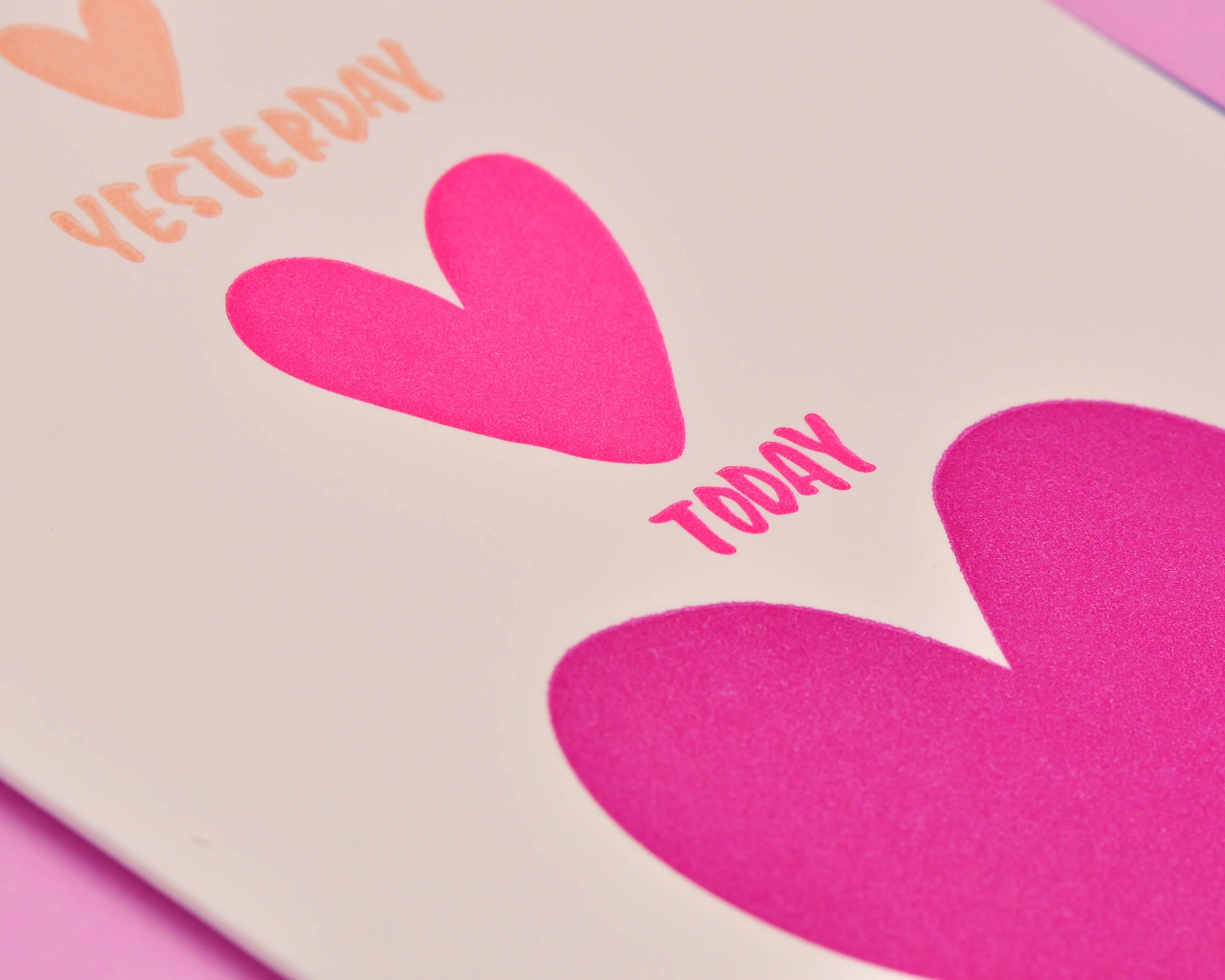 Tomorrow Anniversary Letterpress Greeting Card - Image 3