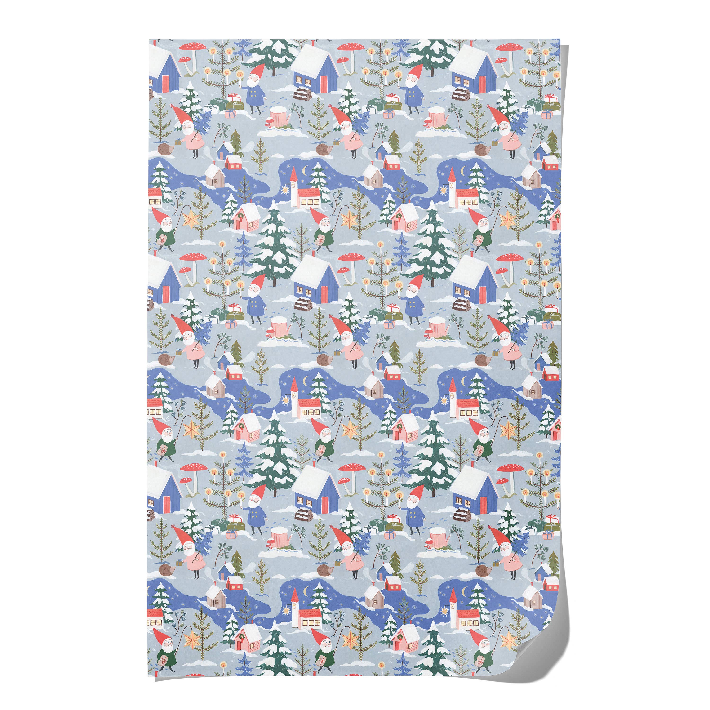 Holiday Gnomes holiday wrapping paper - Image 3