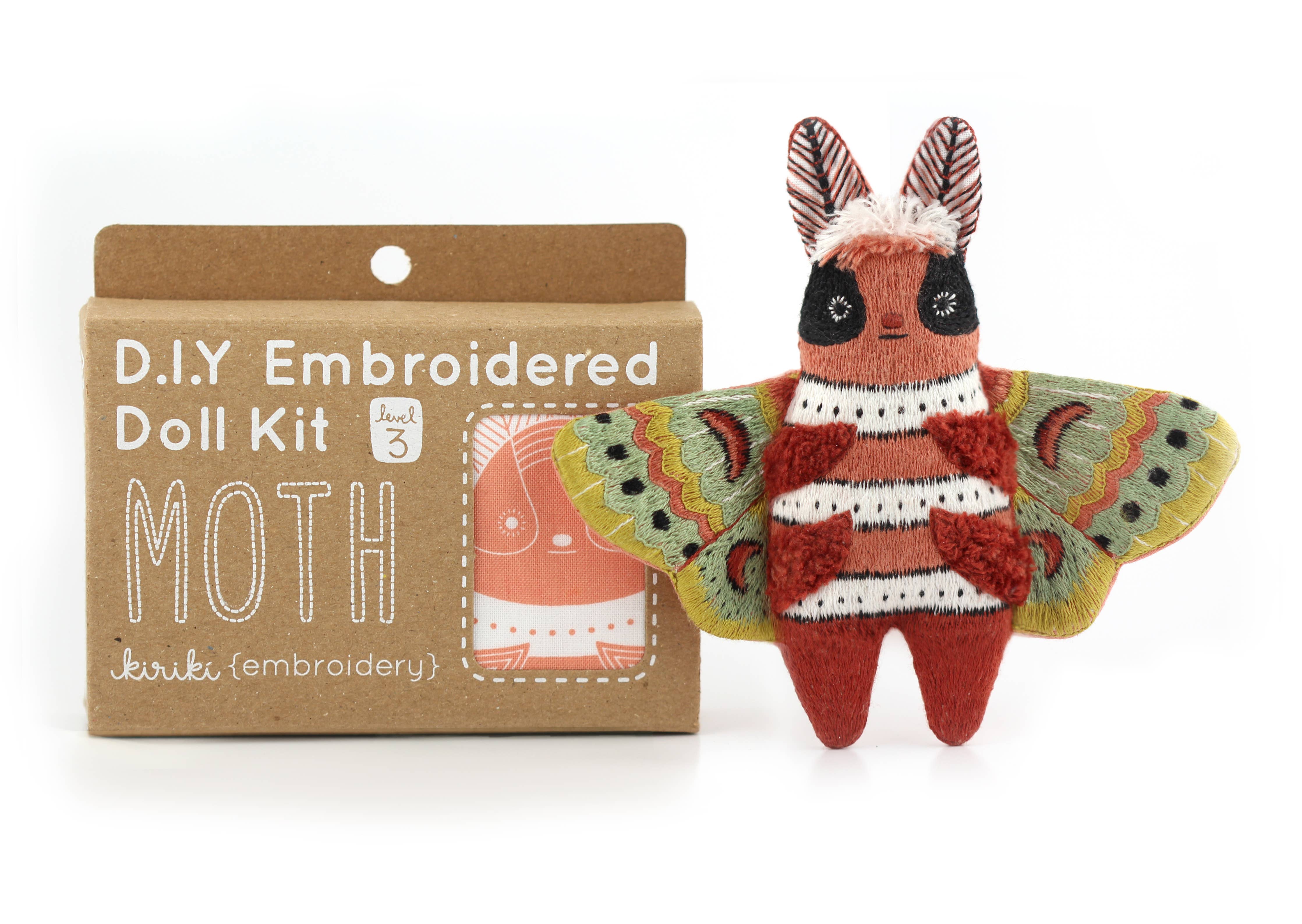 Moth - Embroidery Kit - Image 3