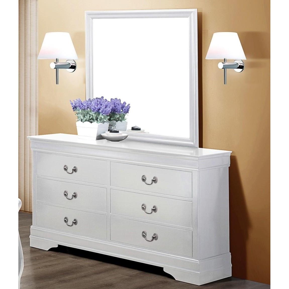Crown Mark Louis Philip B3650 7 pc Queen Sleigh Bedroom Set - Image 3