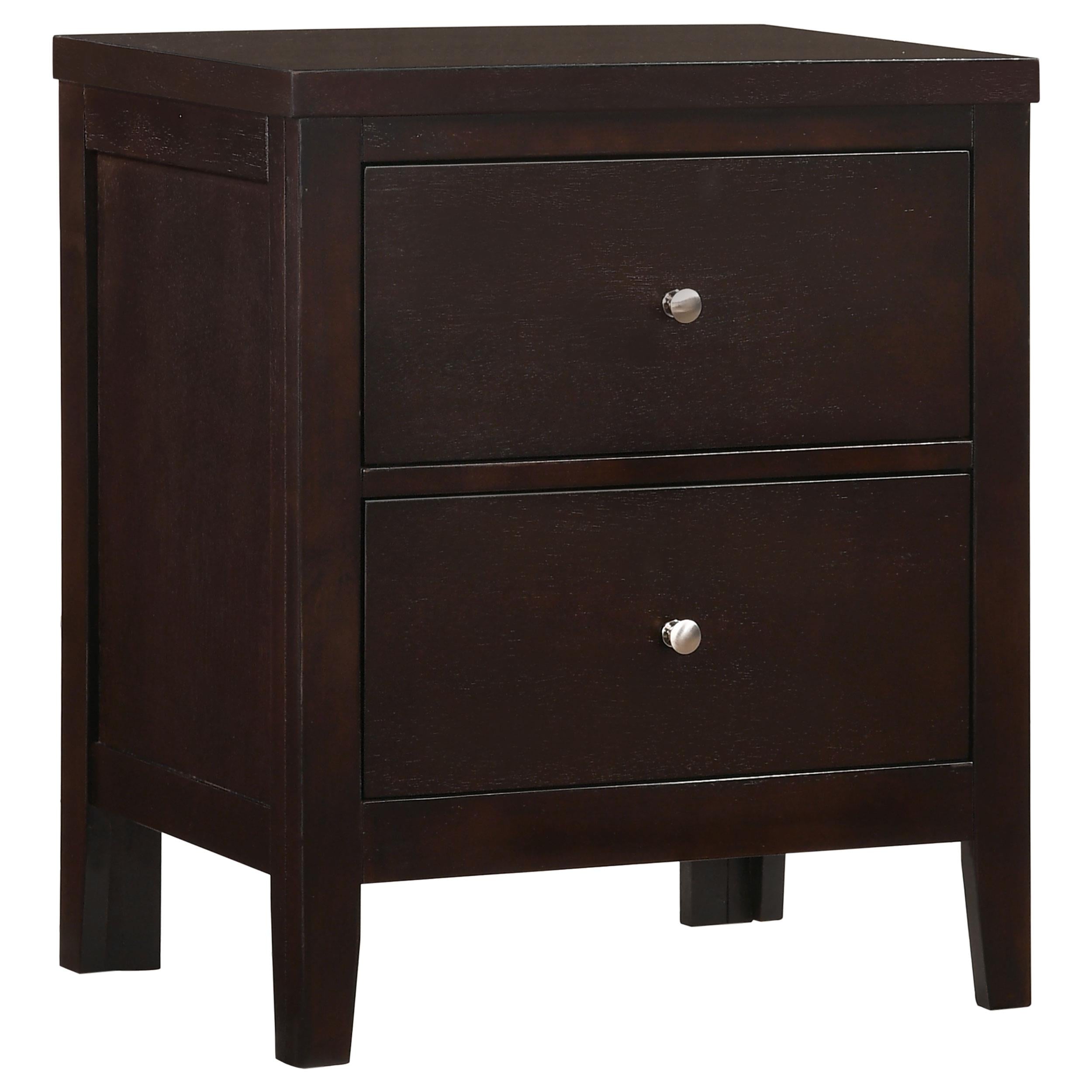 Coaster Furniture Carlton 202092 2-Drawer Nightstand – Cappuccino