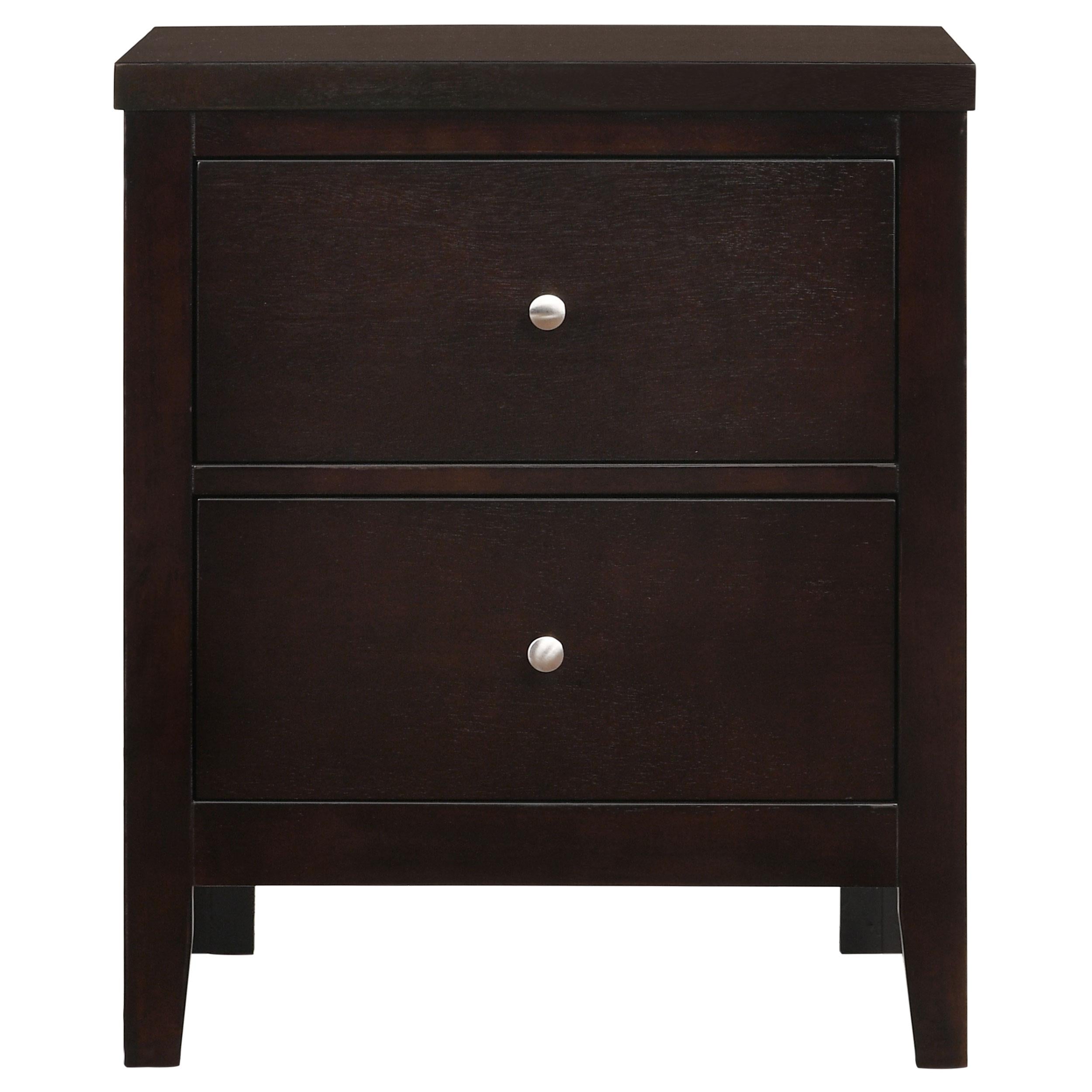Coaster Furniture Carlton 202092 2-Drawer Nightstand - Cappuccino - Image 2