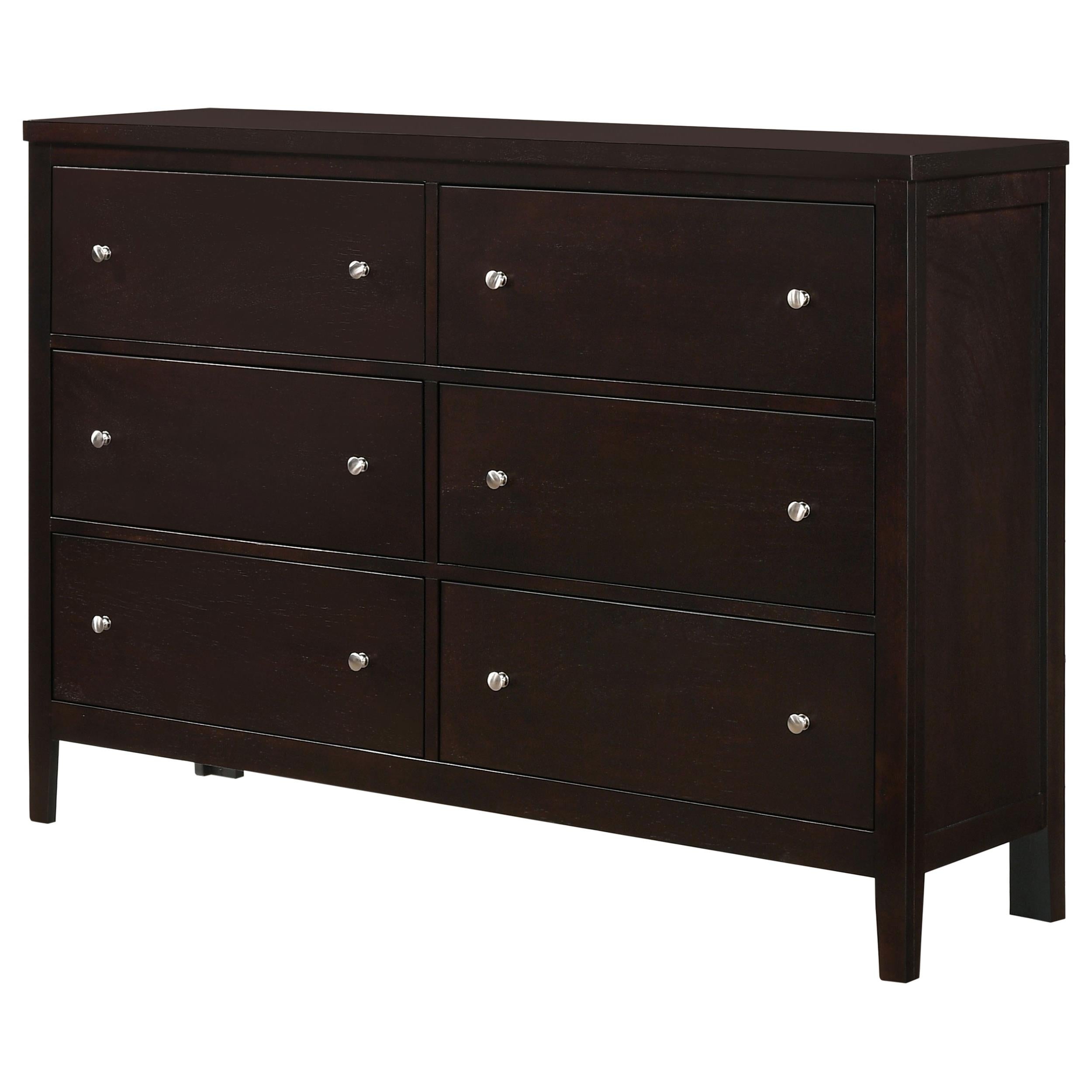 Coaster Furniture Carlton 202093 6-Drawer Dresser - Cappuccino - Image 3