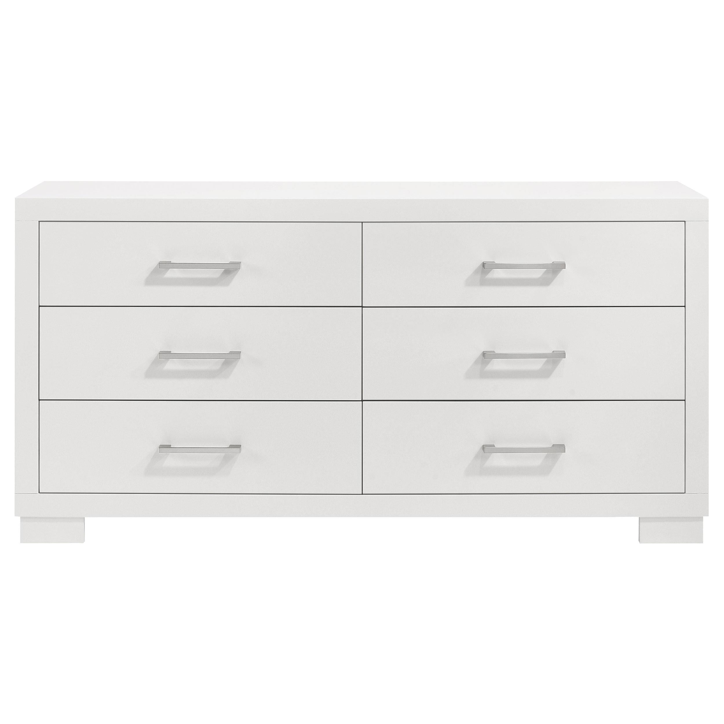 Coaster Furniture Jessica 202993 6-Drawer Dresser - Snow White - Image 2