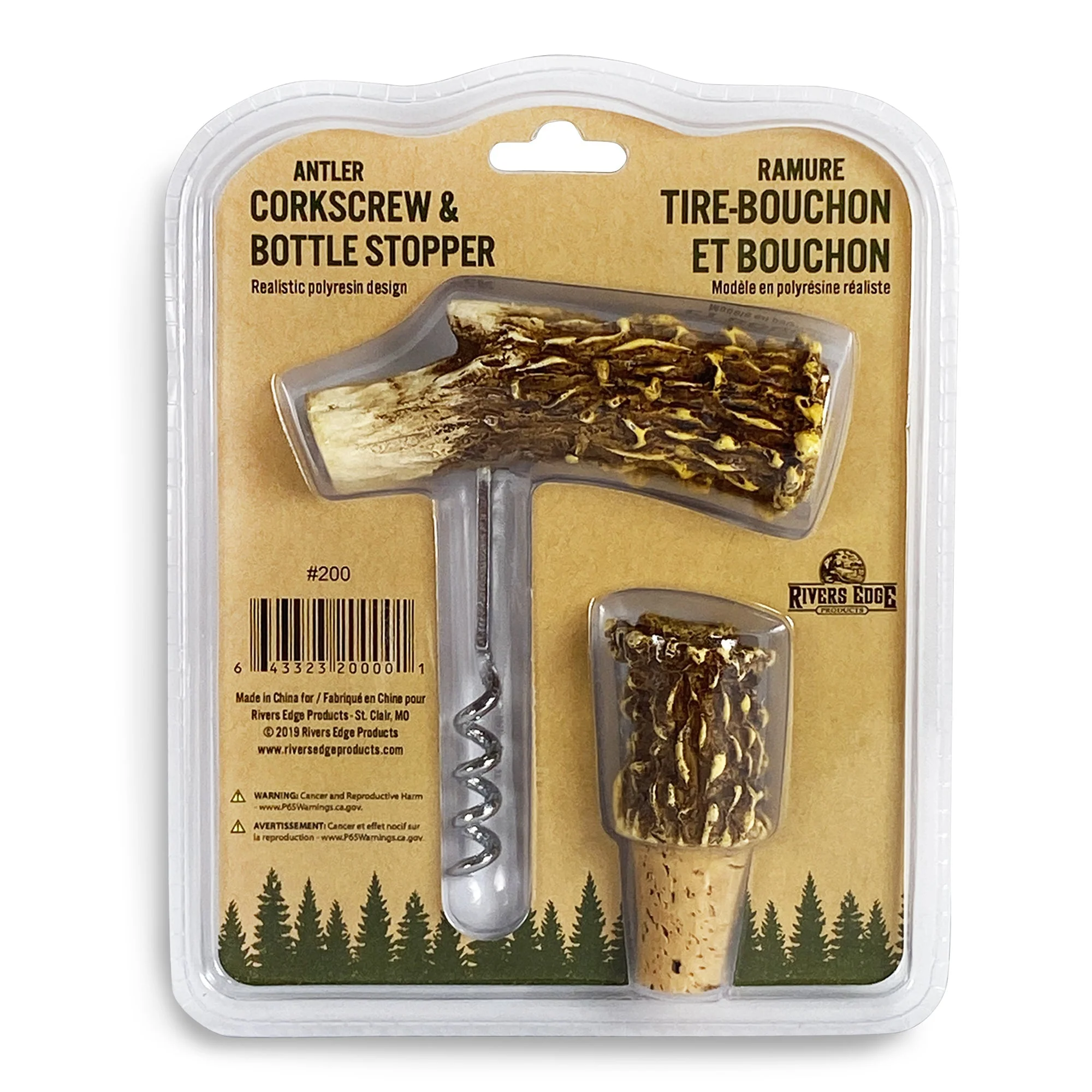 Cork Screw and Bottle Stop-Antler - Image 3