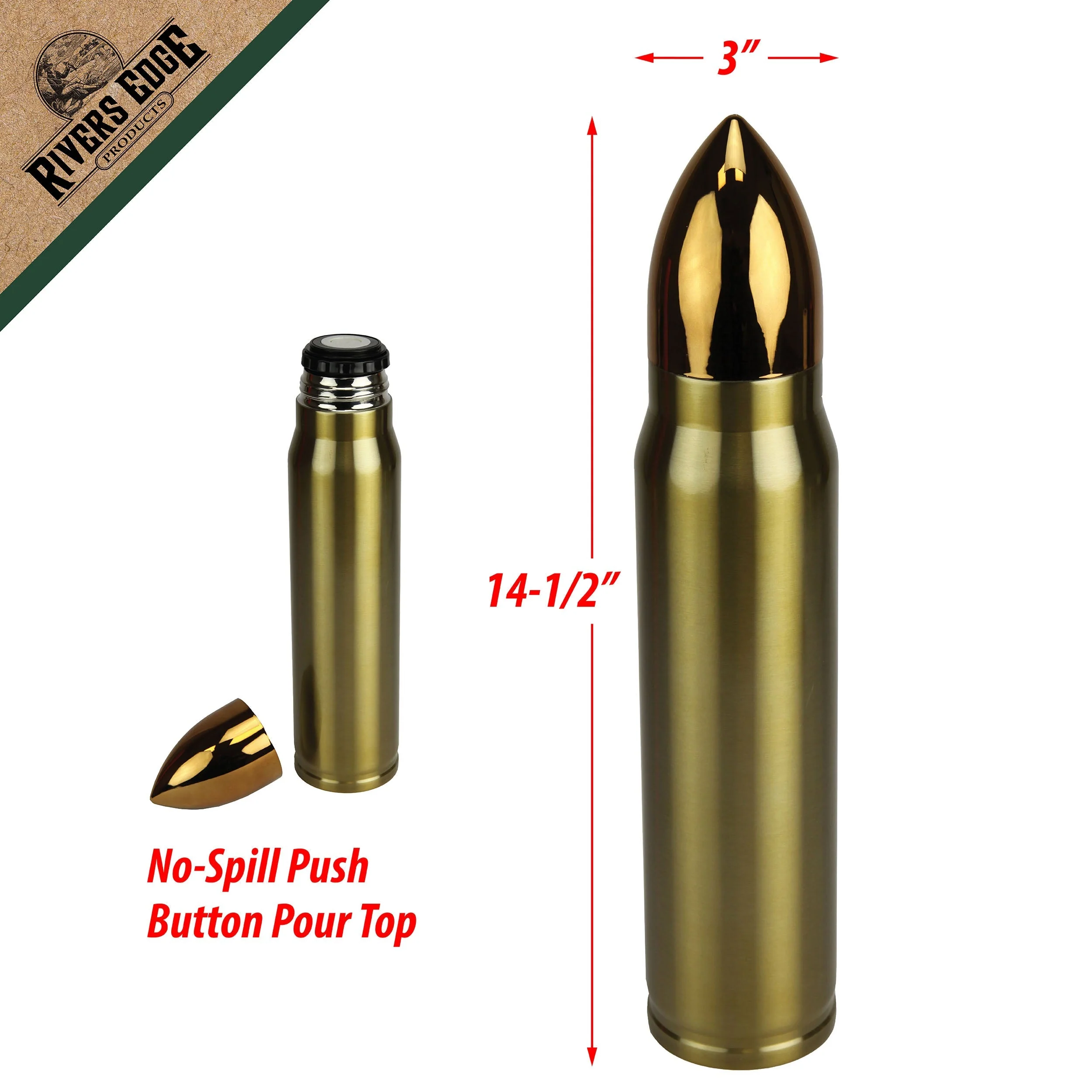 Vacuum Bottle-Rifle Cartidge - Image 2