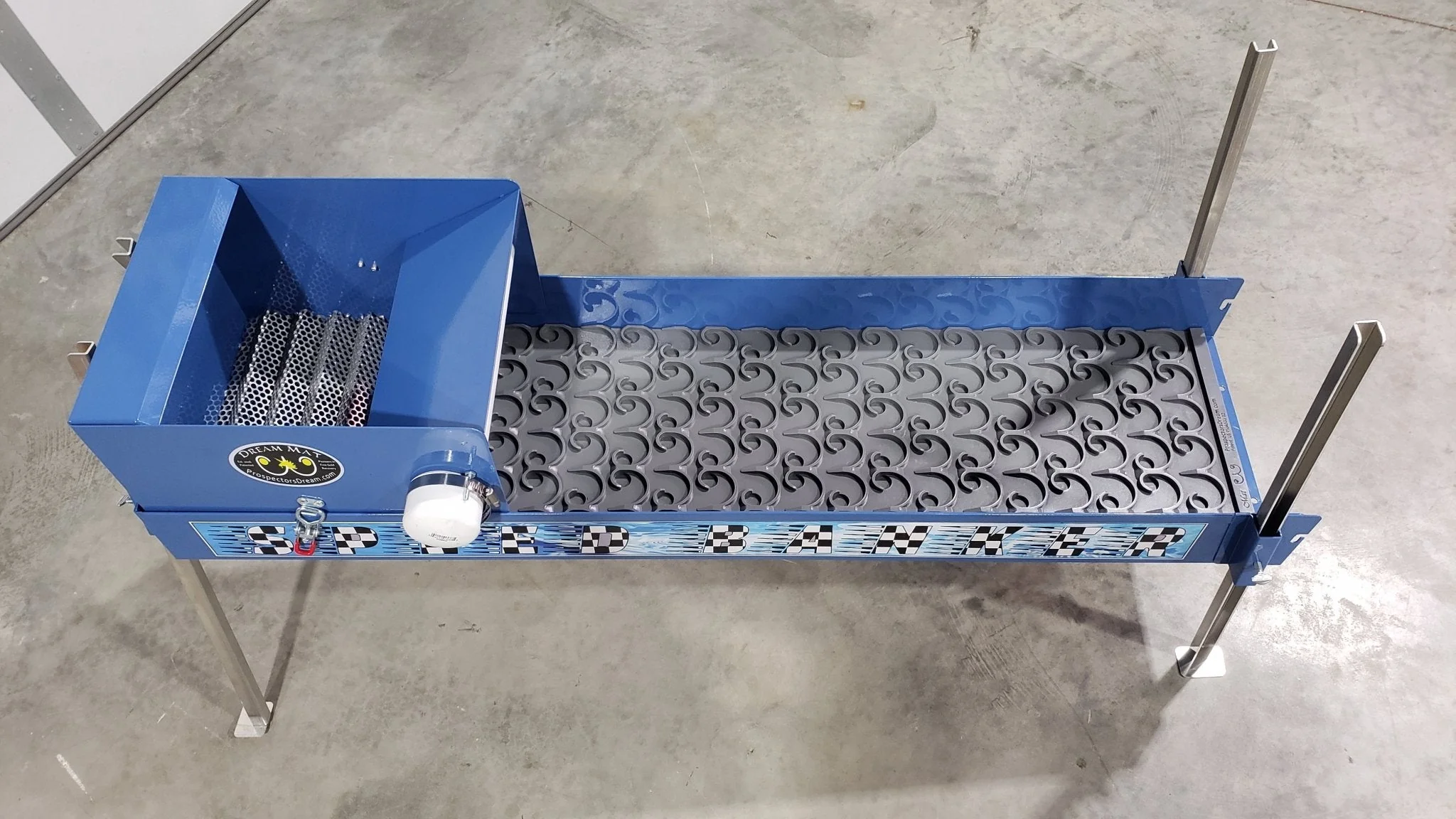 12×42 Speed Banker Unclassified Power Sluice with Dream Mat | Gold Mining Equipment