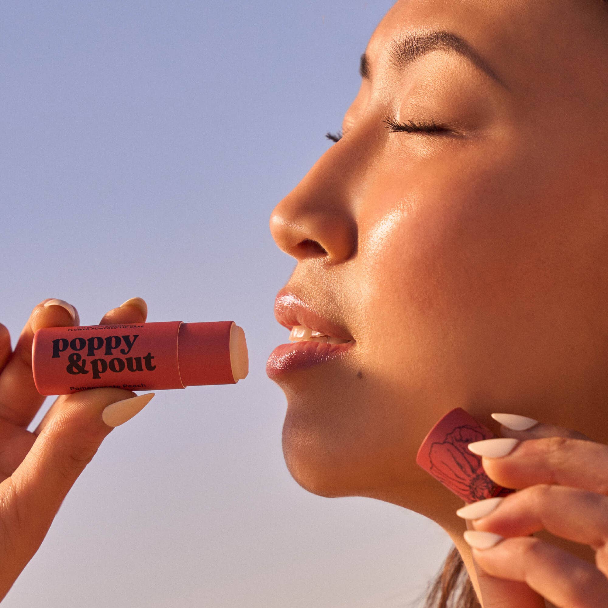 Lip Balm, Pomegranate Peach - Image 2
