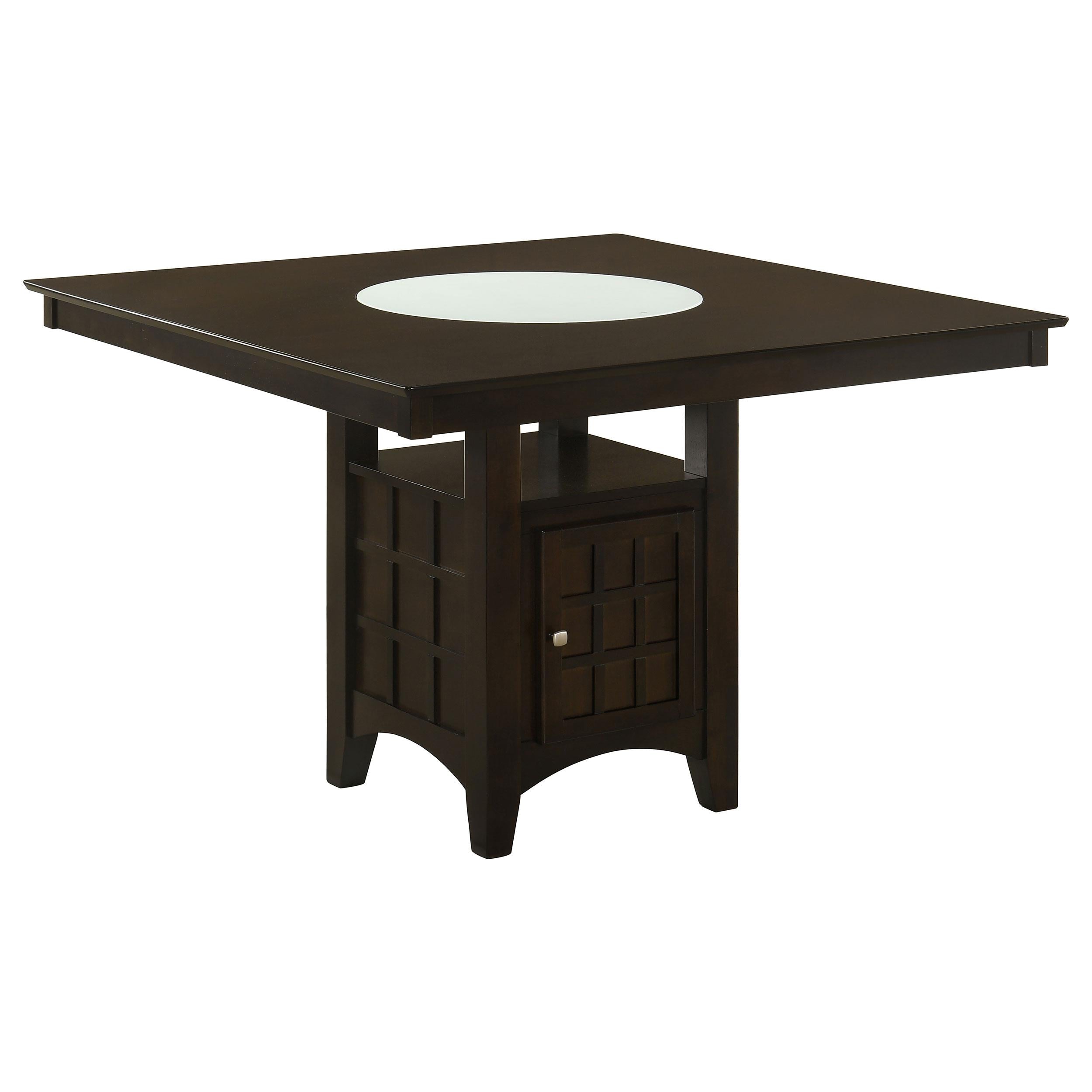 Coaster Furniture Gabriel 100438 52-inch Counter Height Dining Table - Cappuccino - Image 1