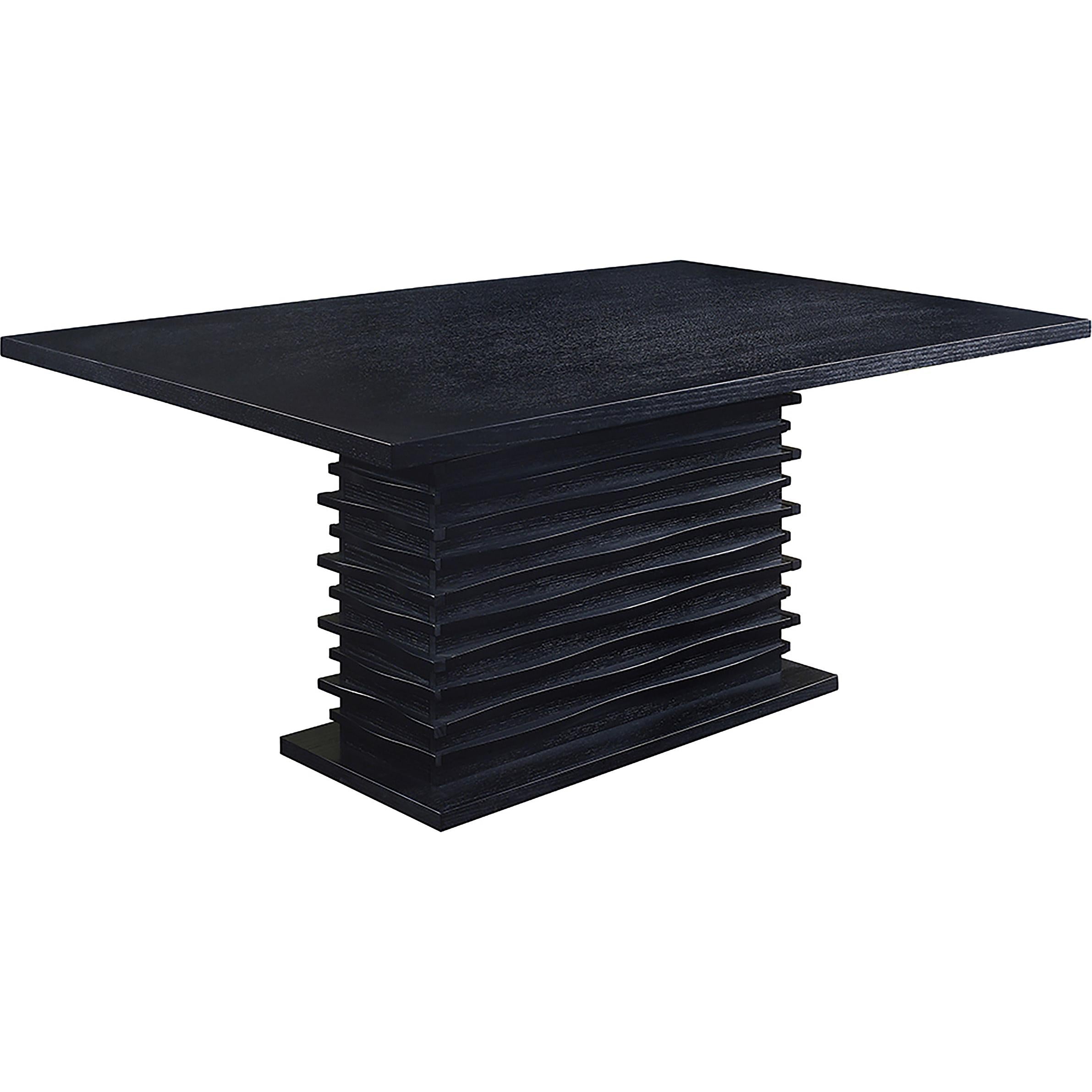 Coaster Furniture Stanton 102061 Rectangular 66-inch Dining Table - Black - Image 1