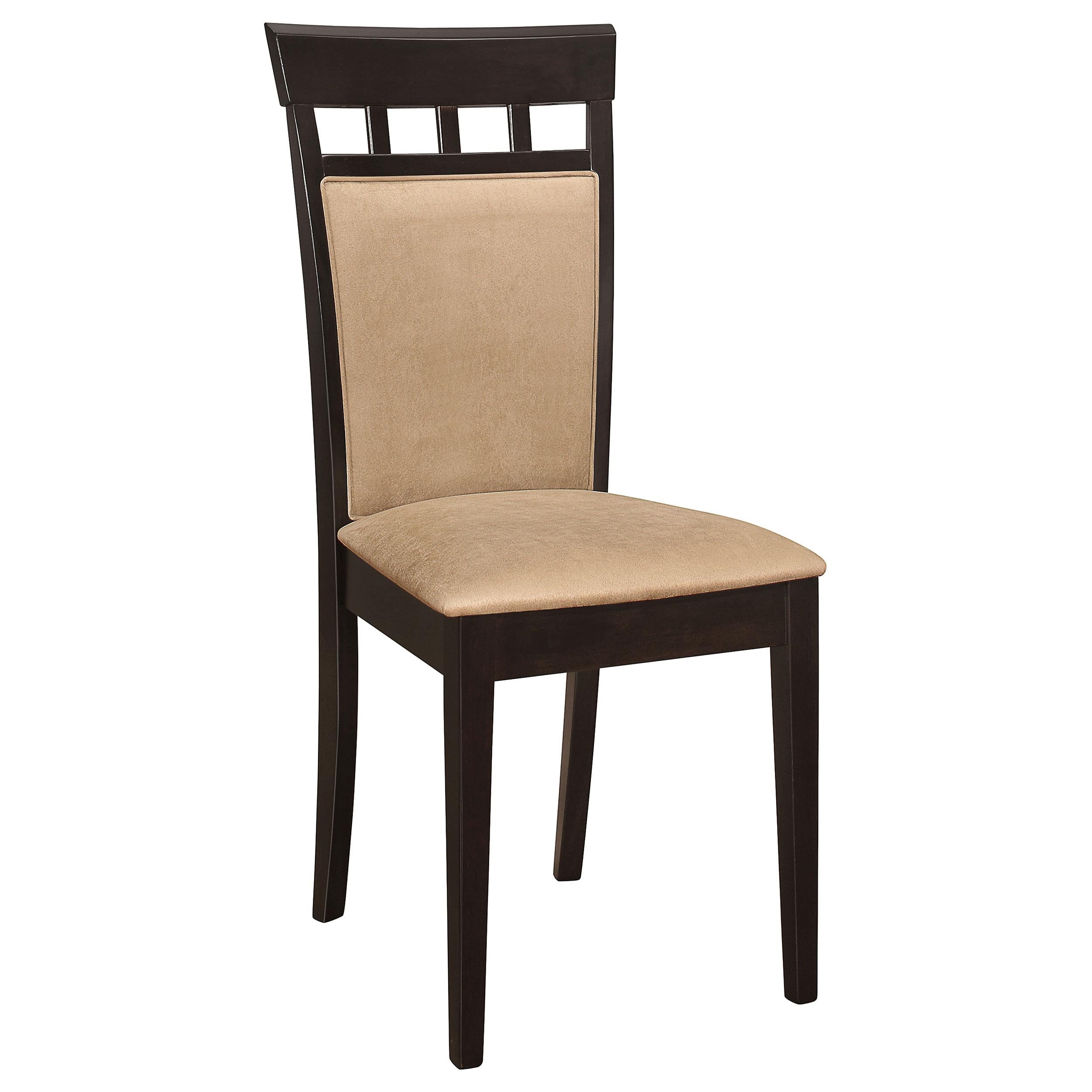 Coaster Furniture Gabriel 100773 Closed Back Dining Side Chair - Cappuccino (Set of 2) - Image 1