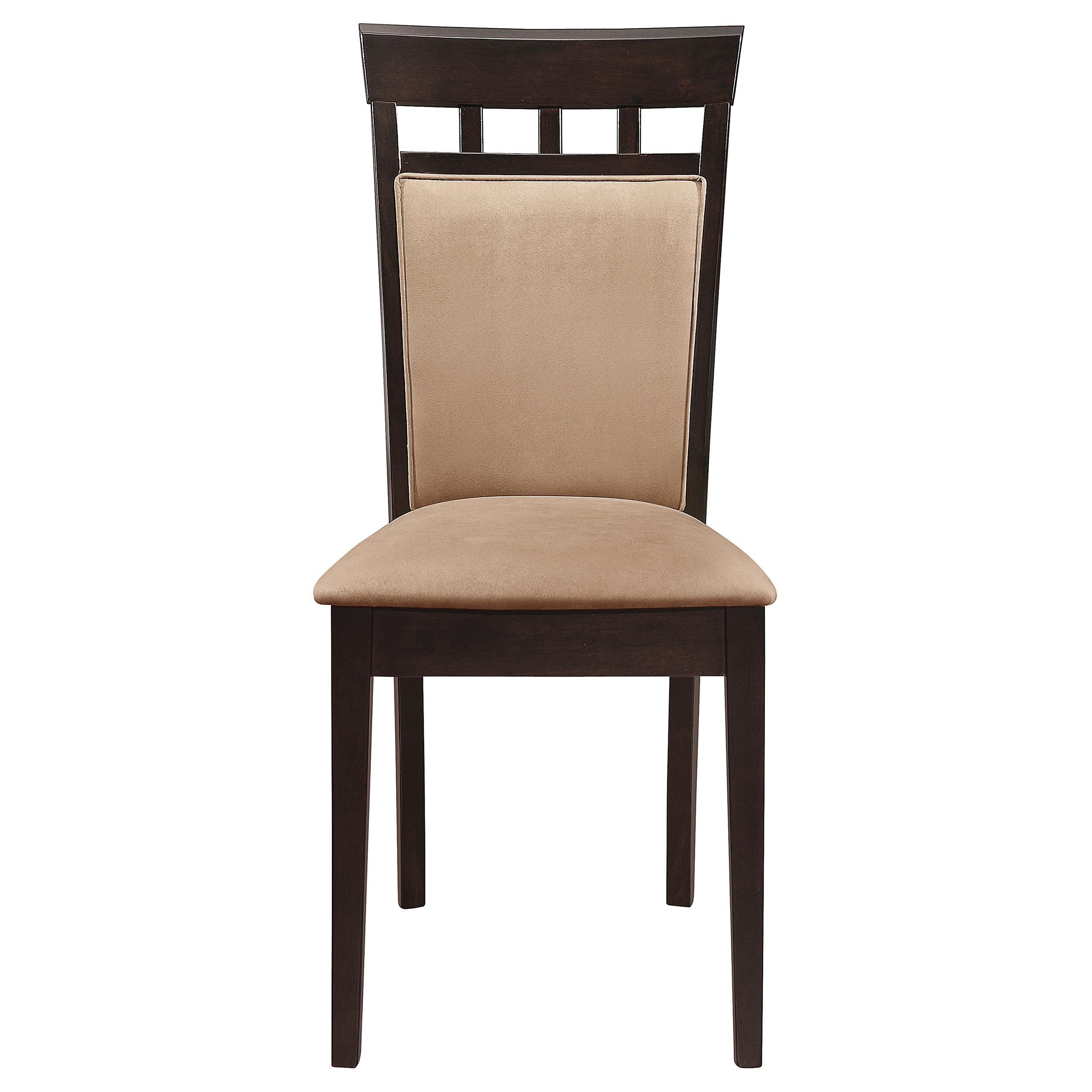 Coaster Furniture Gabriel 100773 Closed Back Dining Side Chair - Cappuccino (Set of 2) - Image 2