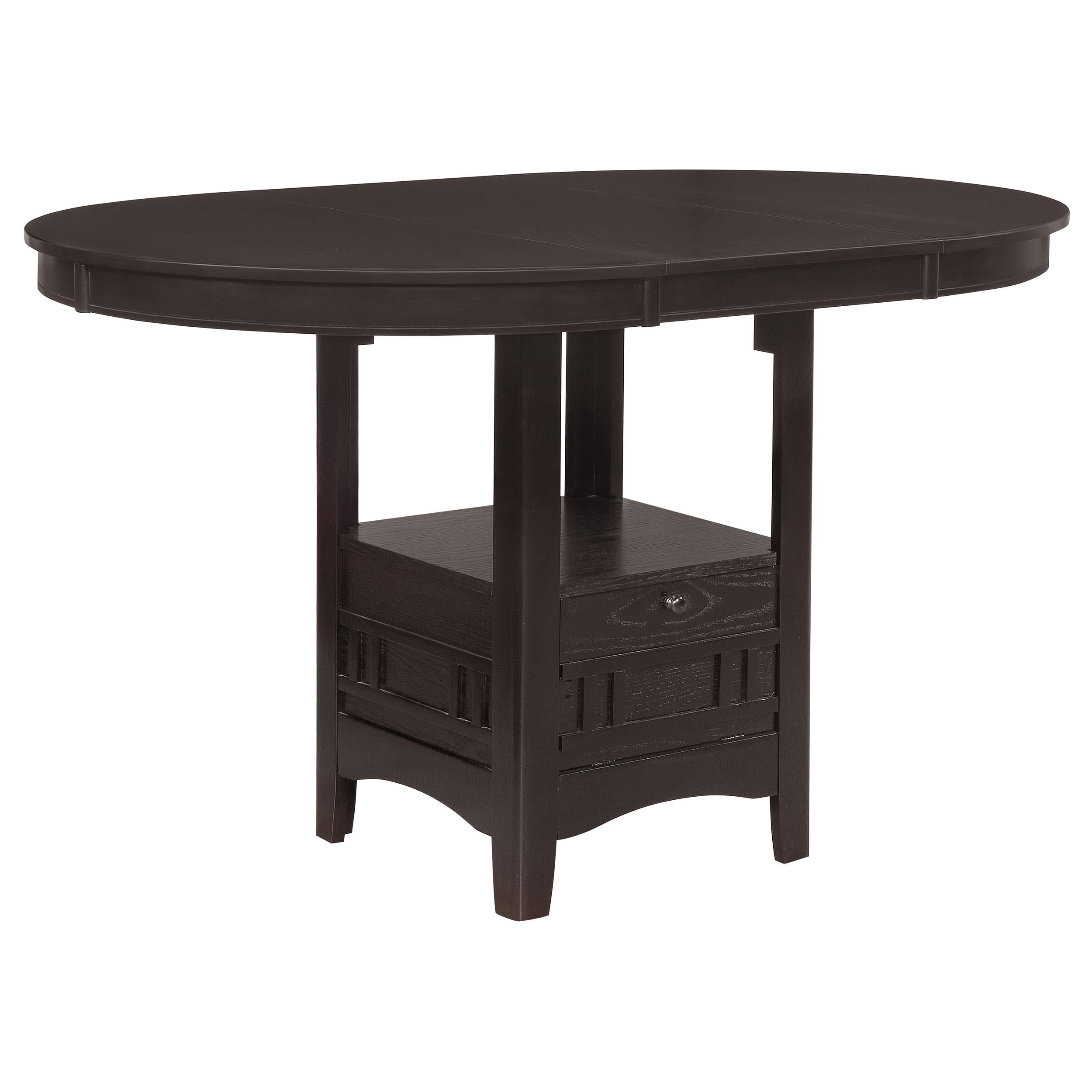 Coaster Furniture Lavon 102888 Oval 60-inch Extension Counter Dining Table - Espresso - Image 1