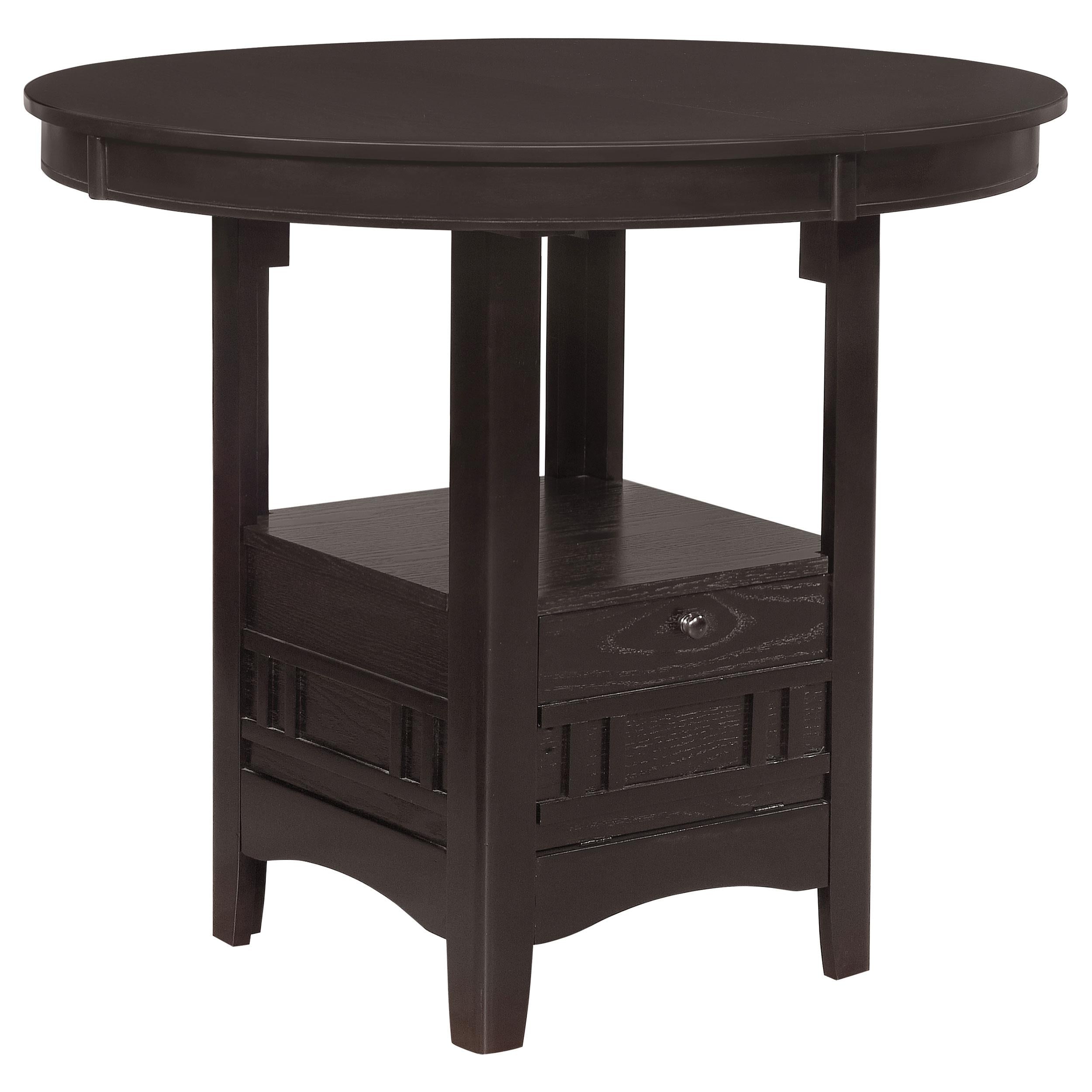 Coaster Furniture Lavon 102888 Oval 60-inch Extension Counter Dining Table - Espresso - Image 2