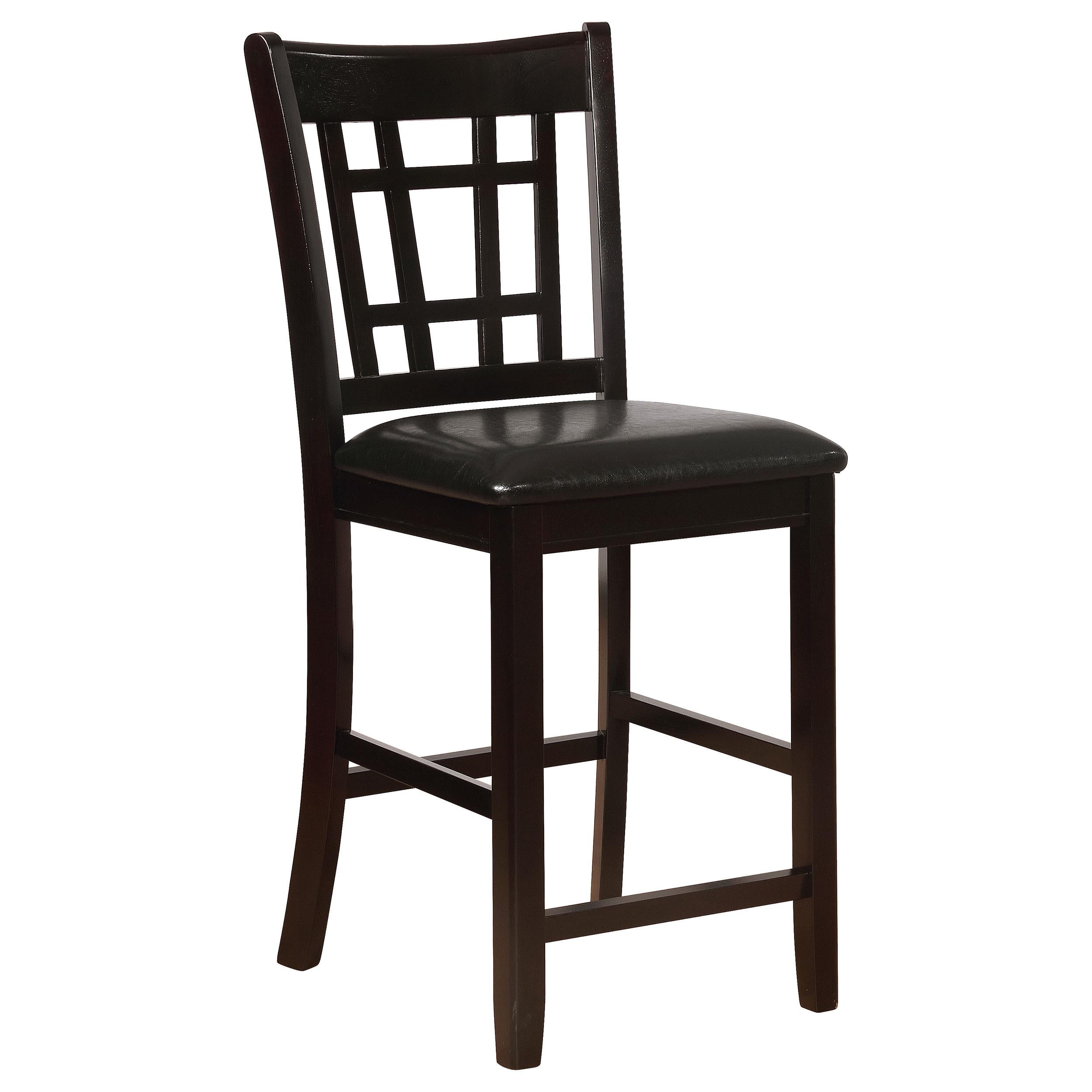 Coaster Furniture Lavon 102889 Wood Counter Chair - Black and Espresso (Set of 2) - Image 1