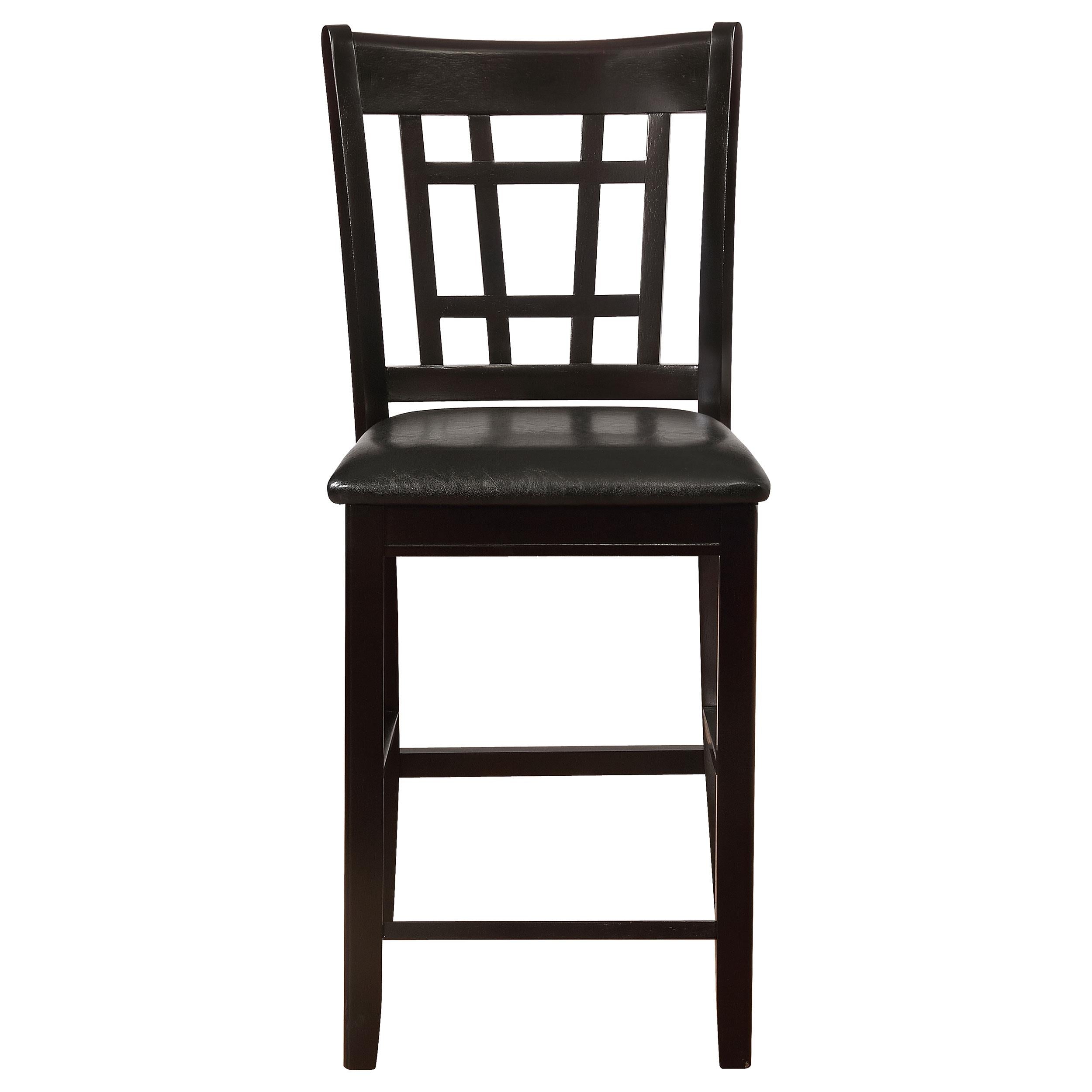 Coaster Furniture Lavon 102889 Wood Counter Chair - Black and Espresso (Set of 2) - Image 2