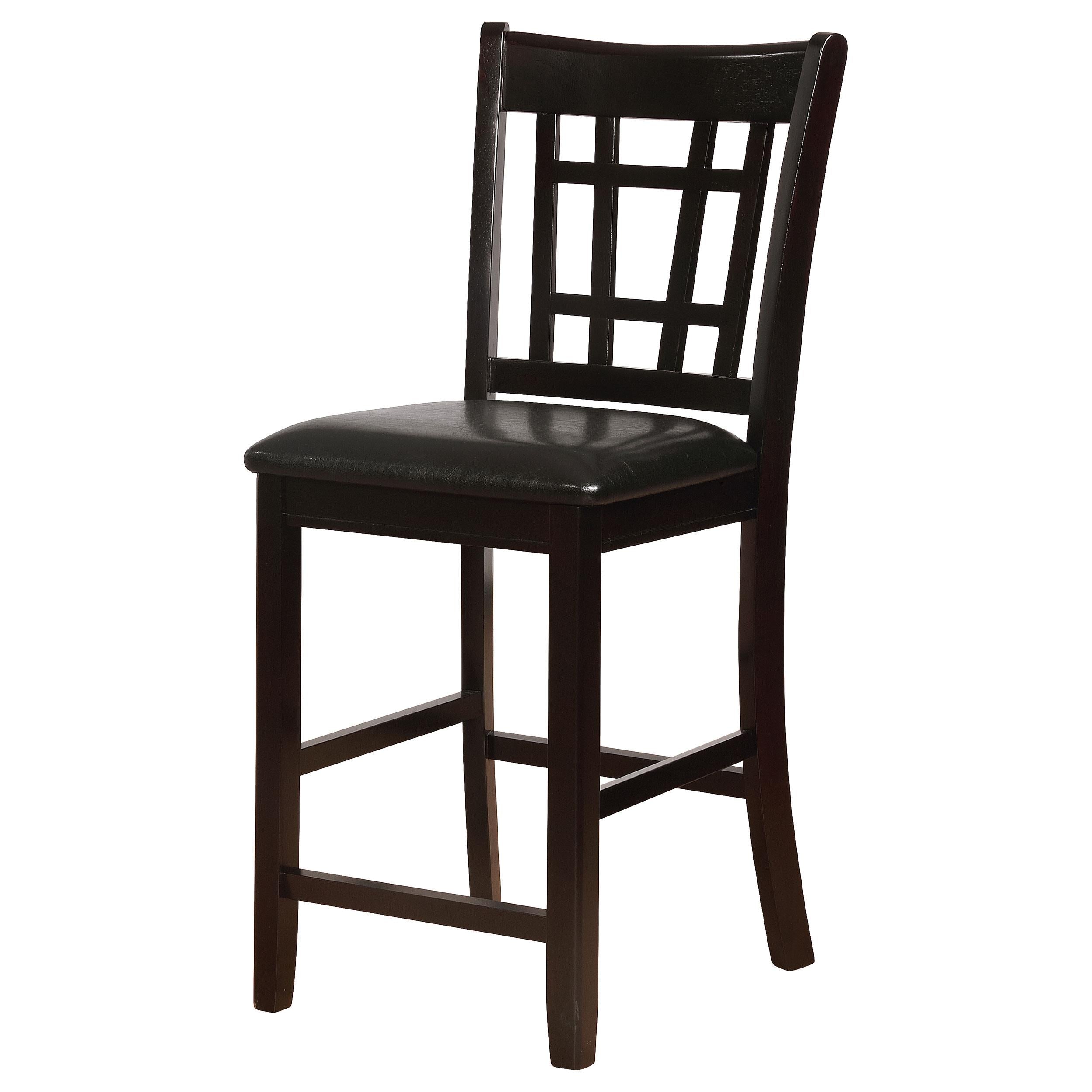 Coaster Furniture Lavon 102889 Wood Counter Chair - Black and Espresso (Set of 2) - Image 3