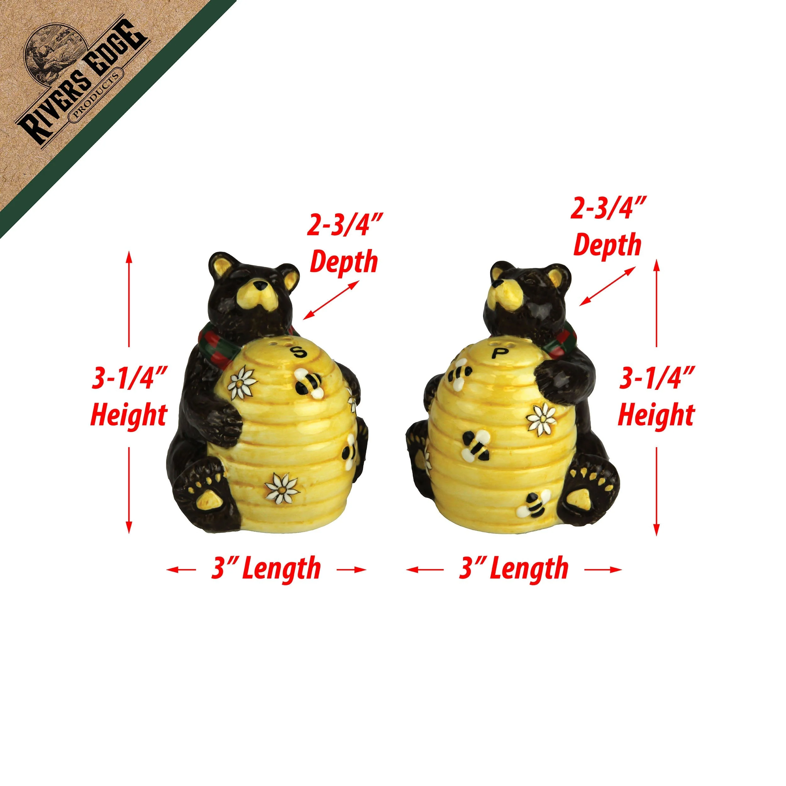 Salt and Pepper Shakers-Bear - Image 2