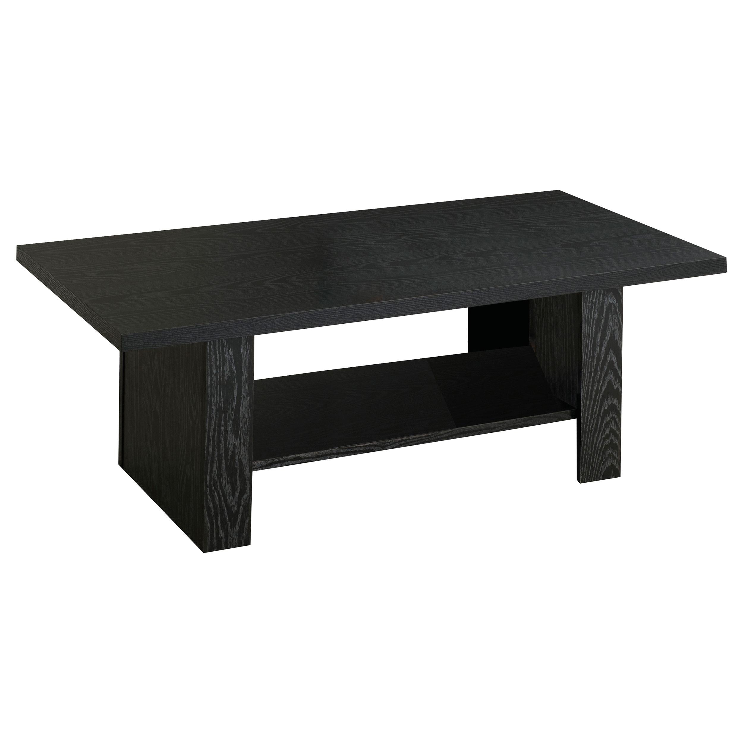 Coaster Furniture Rodez 700345 3-piece Engineered Wood Coffee Table Set - Black Oak - Image 2