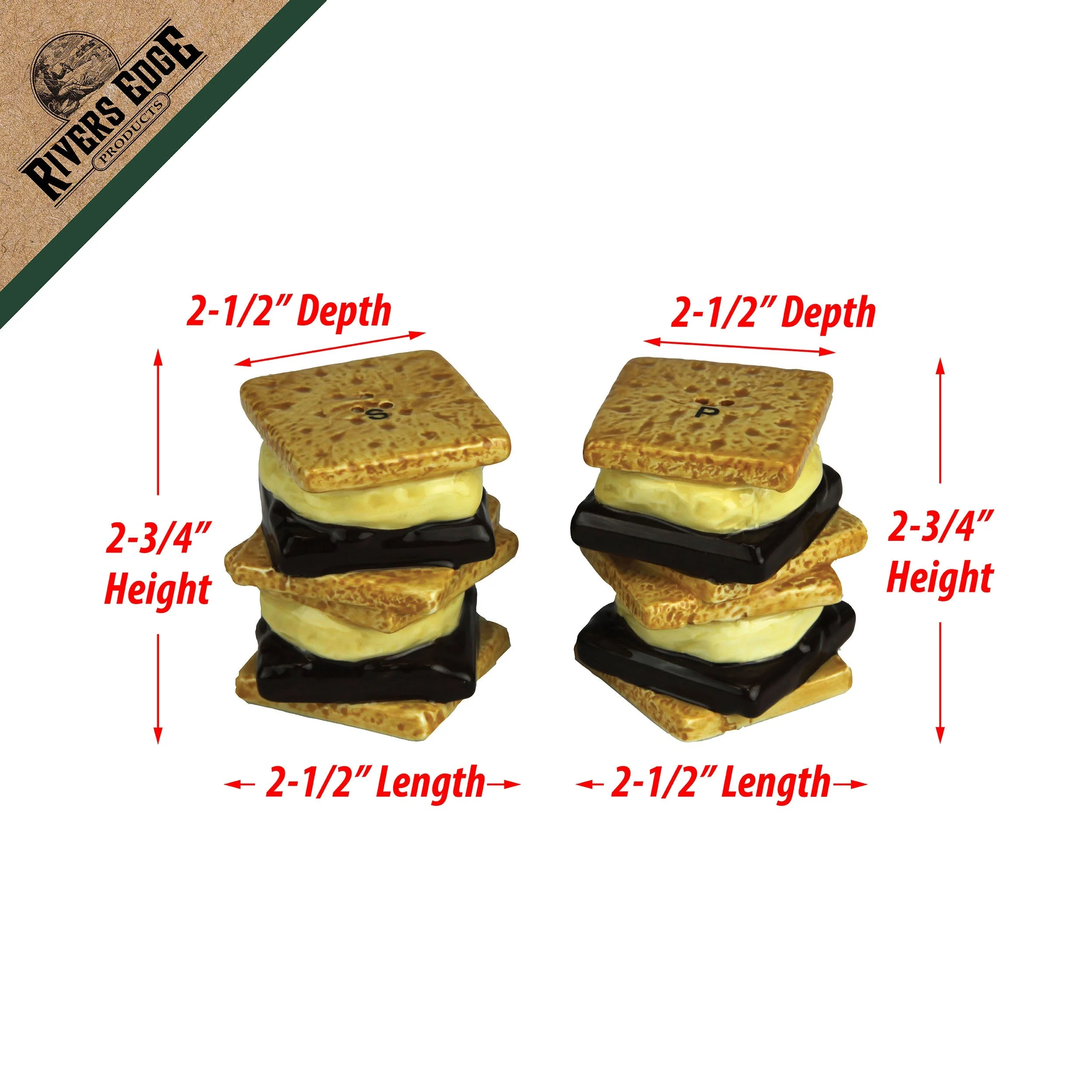 Salt and Pepper Shakers-Smores - Image 2