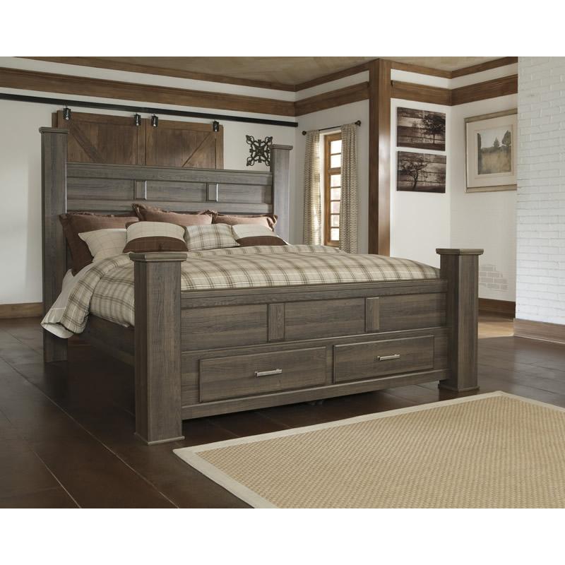 Signature Design by Ashley Juararo B251-68 King/Cal King Poster Headboard - Image 2