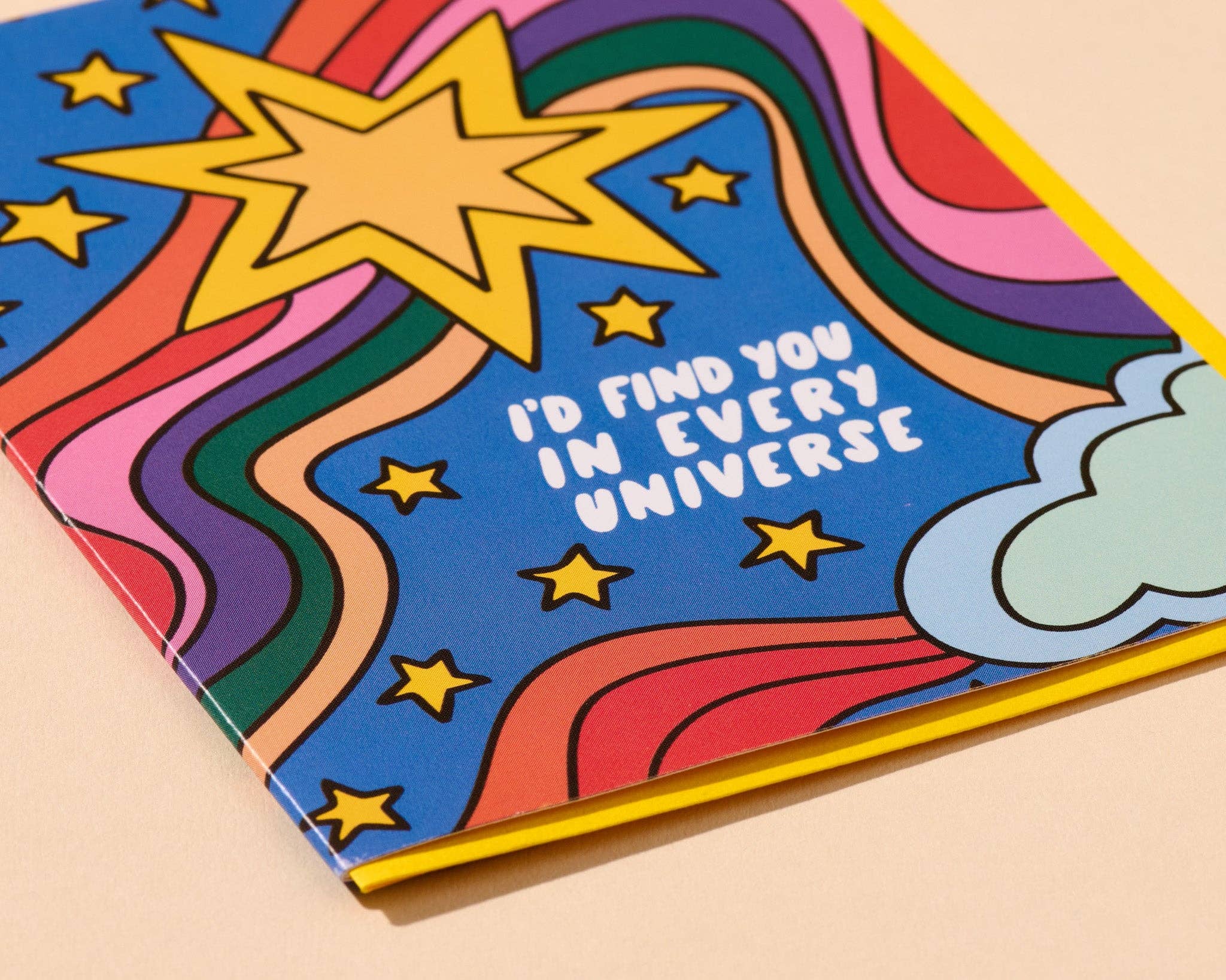 Love Card by Your Gal Kiwi—In Every Universe (Retro, Galaxy) - Image 2