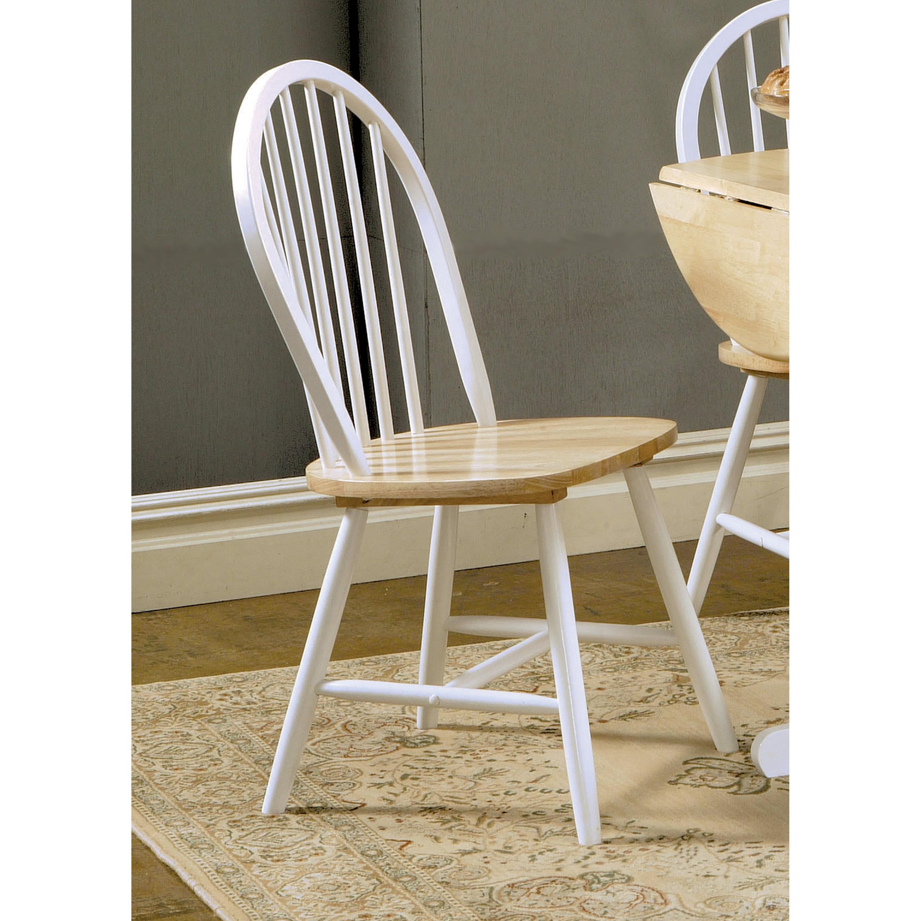 Coaster Furniture Cinder 4129 Wood Dining Side Chair - White (Set of 4) - Image 2