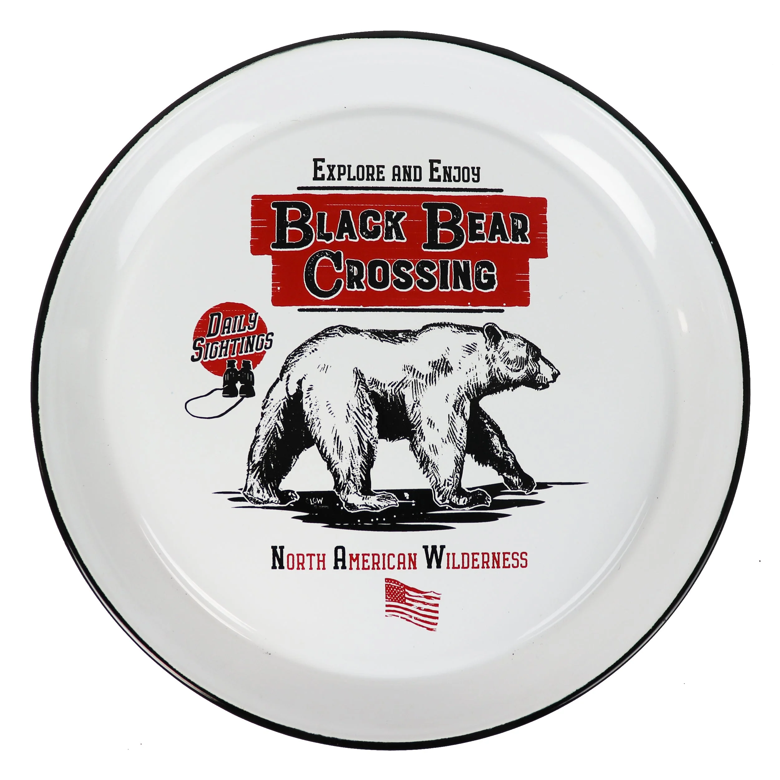 Round Platters 3 Piece-Porcelain Enamel - Image 3