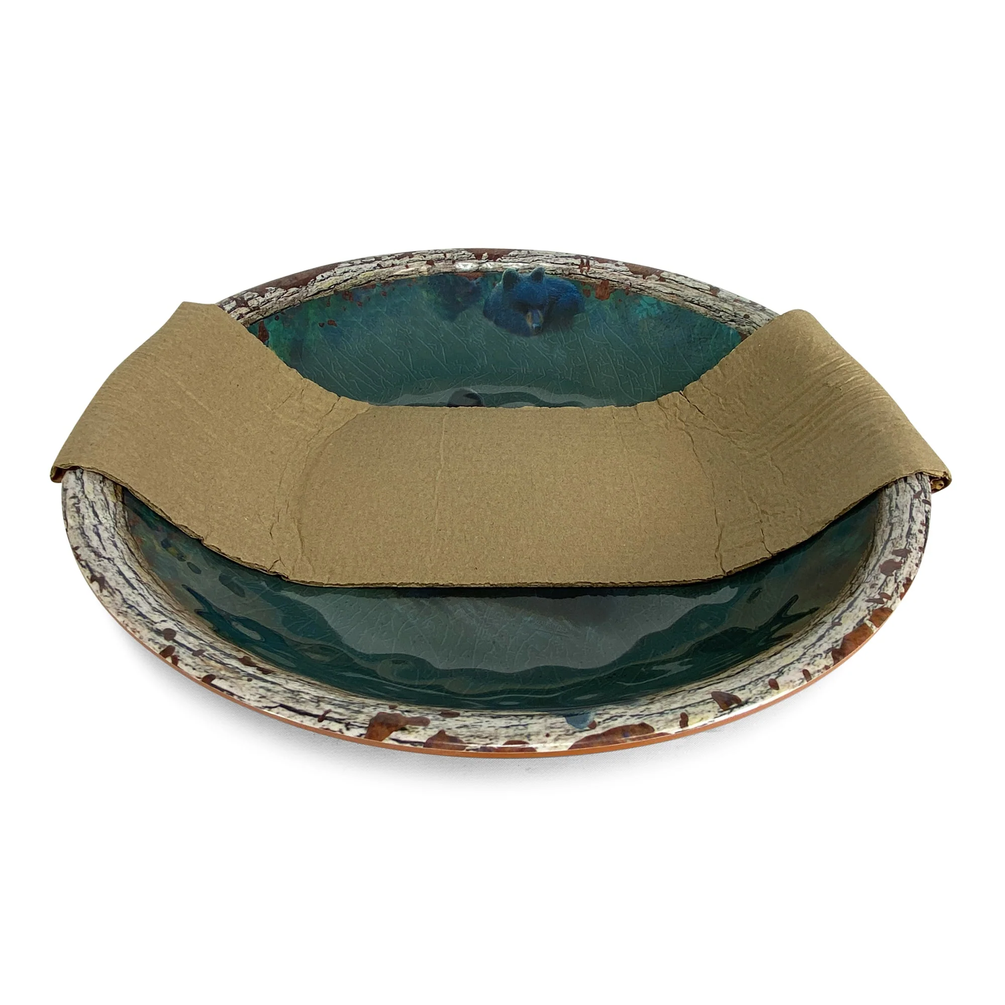 Bowl Round Melamine 13.5in-Bear - Image 3